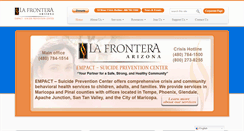 Desktop Screenshot of lafrontera-empact.org